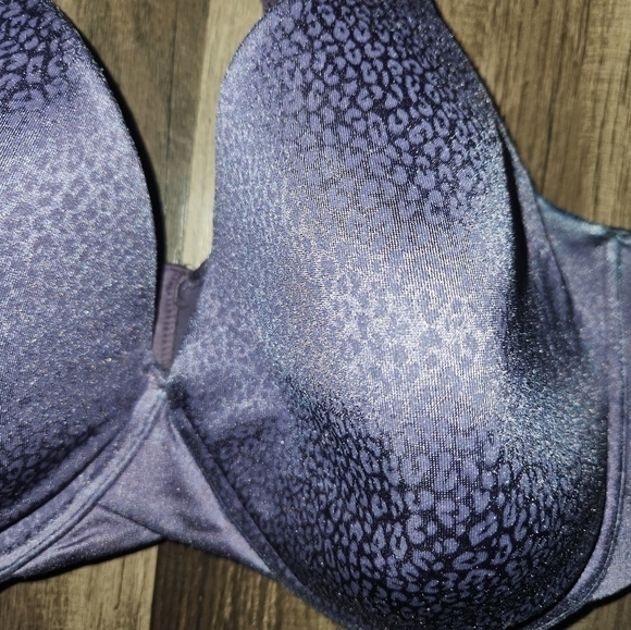 Lilyette Purple Animal Print Bra Women's Size 36dd - Picture 2 of 5